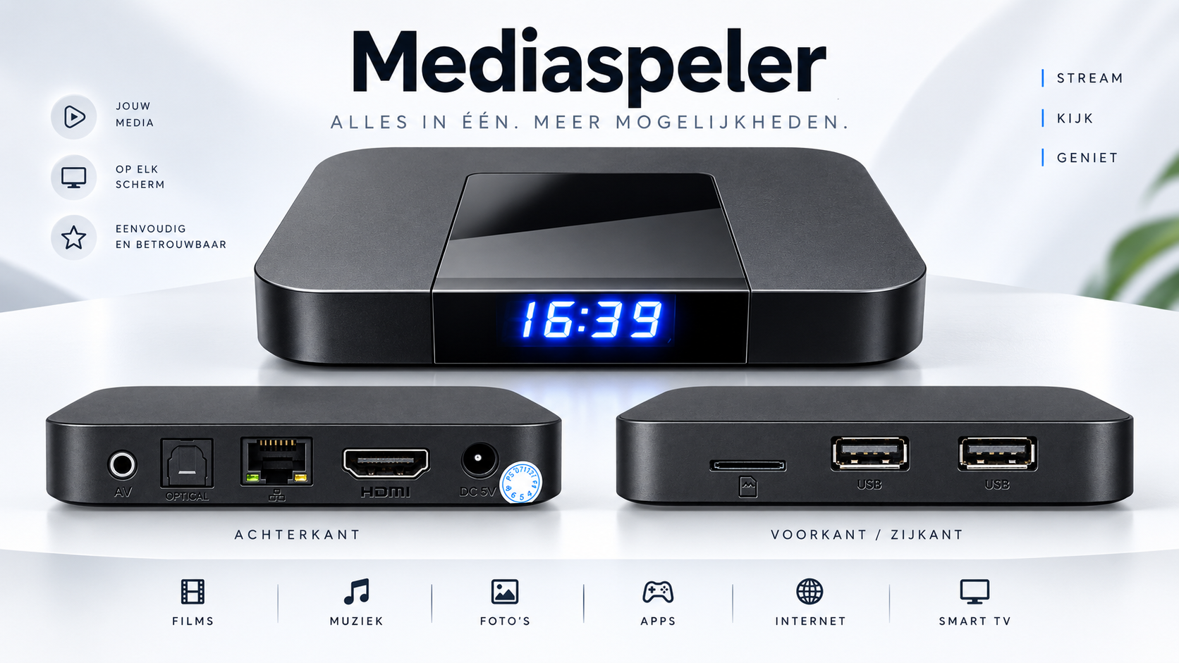 Mediaspeler voor digital signage
